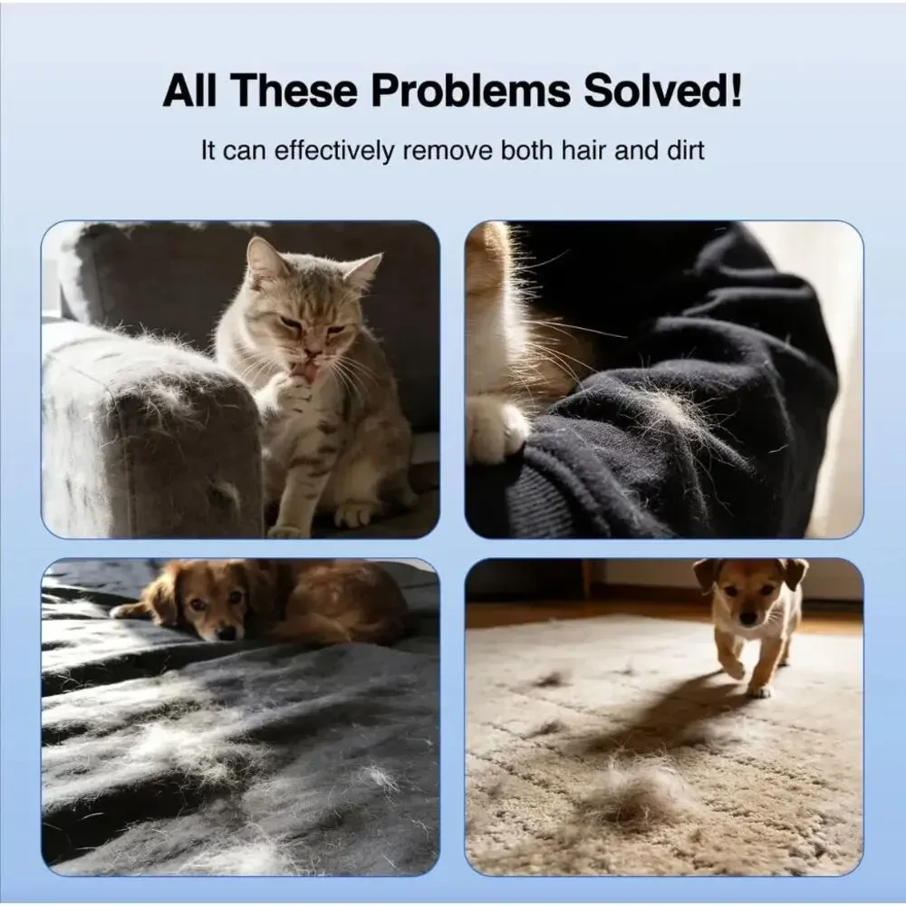 Pet Hair Removal Glove For Dogs & Cats, Electrostatic